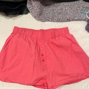 Daily Drills Coral Sleep Shorts